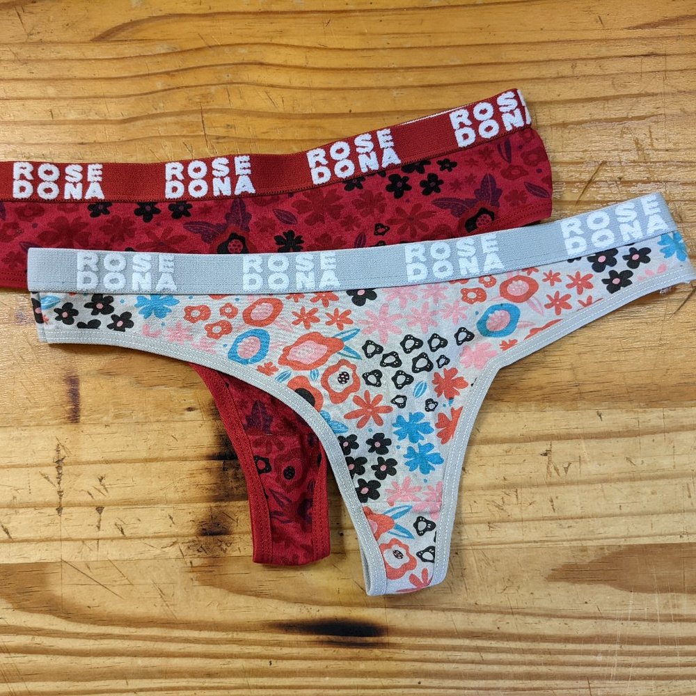 Rose Donna Cotton Thong 2 Set